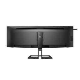Monitor led 44.5 pulgadas philips 45b1u6900c - 00 curvo - dqhd - dp - hdmi - usb tipo c - 75hz - 4ms - vesa 100x100