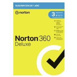 Antivirus norton deluxe 25gb español 1 usuario 3 dispositivos 1 año esd electronica