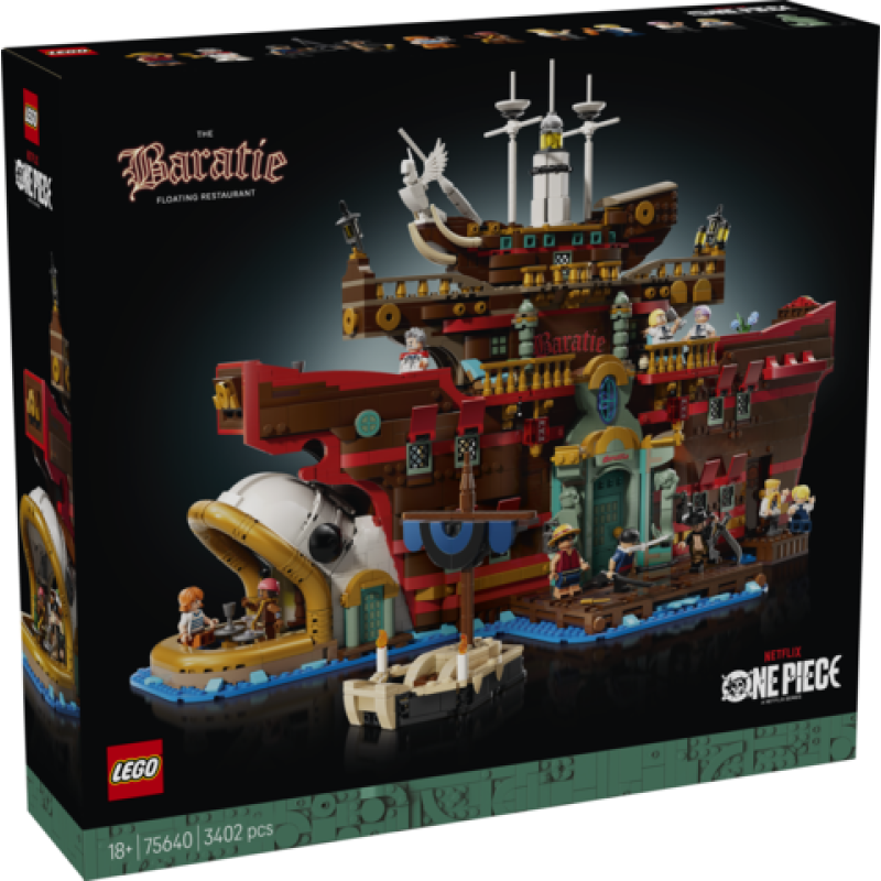 Lego one piece restaurante flotante baratie