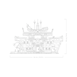 Lego one piece restaurante flotante baratie