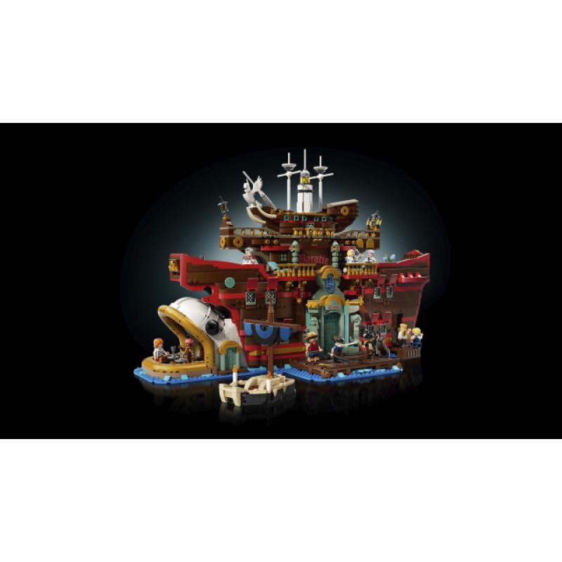 Lego one piece restaurante flotante baratie