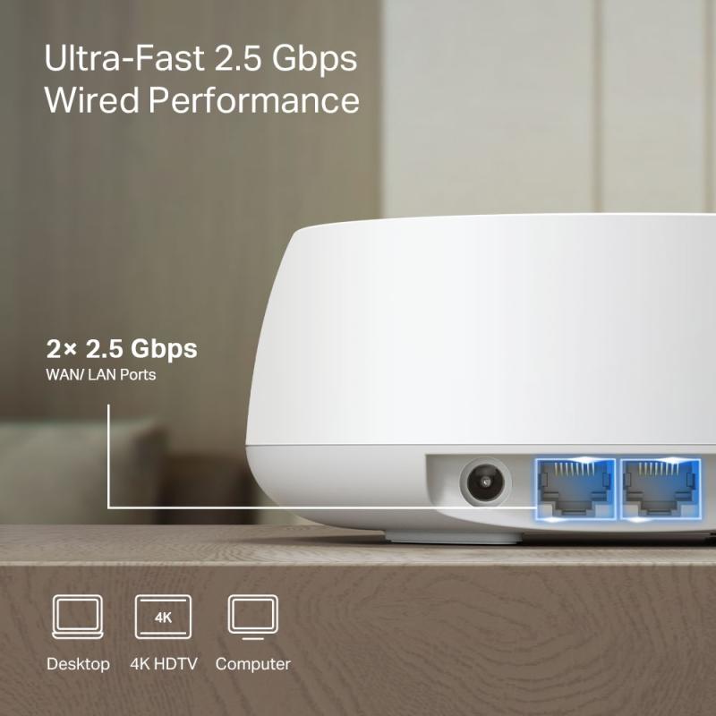 Wifi mesh tp - link deco be25 be3600 pack 2 unidades