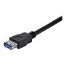 Cable usb 3.0 startech 1m - macho - hembra - negro