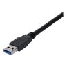 Cable usb 3.0 startech 1m - macho - hembra - negro