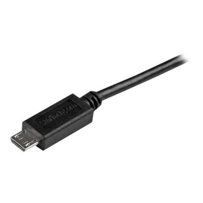 Cable micro usb tipo b a usb tipo a startech 2m - macho - macho - negro