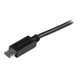 Cable micro usb tipo b a usb tipo a startech 3m - macho - macho - negro