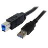 Cable usb tipo a a usb tipo b startech 3m - macho - macho - negro