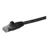 Cable de red startech latiguillo rj45 utp cat6 15m negro