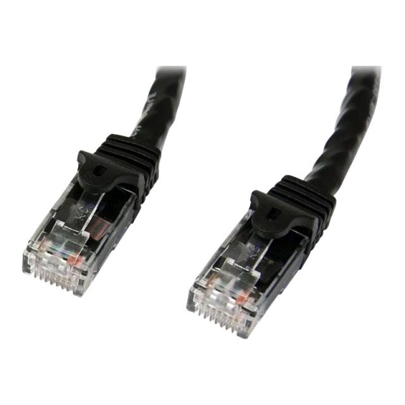 Cable de red startech latiguillo rj45 utp cat6 5m negro