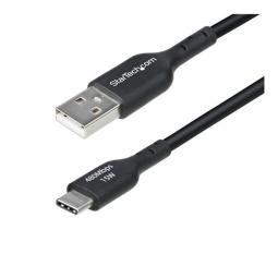 Cable usb tipo a a usb tipo c startech 0.3m - macho - macho - negro