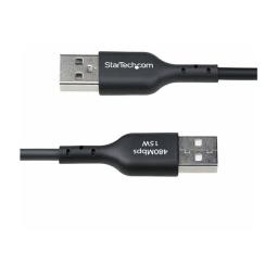 Cable usb tipo a a usb tipo c startech 0.3m - macho - macho - negro