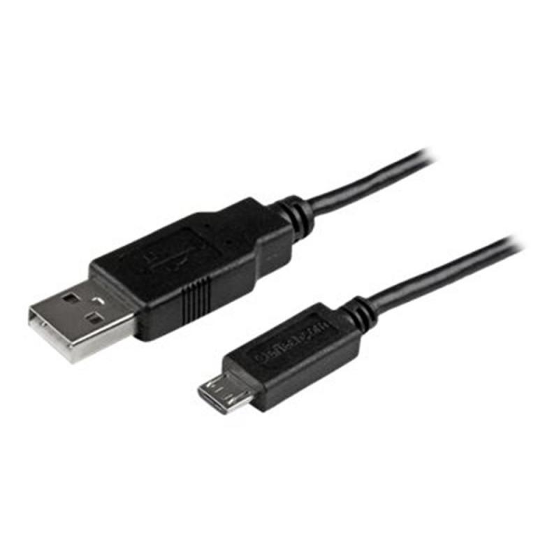 Cable micro usb tipo b a usb tipo a startech 0.5m - macho - macho - negro