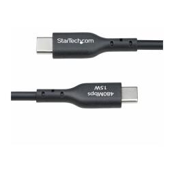 Cable usb tipo a a usb tipo c startech 0.3m - macho - macho - negro
