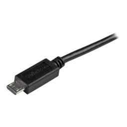 Cable micro usb tipo b a usb tipo a startech 0.5m - macho - macho - negro