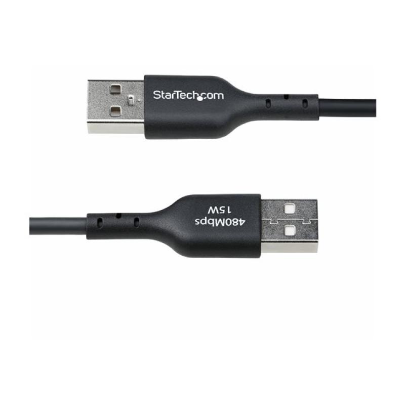 Cable usb tipo a a usb tipo c startech 0.15m - macho - macho - negro