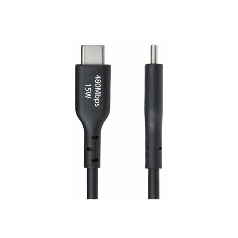 Cable usb tipo a a usb tipo c startech 0.15m - macho - macho - negro