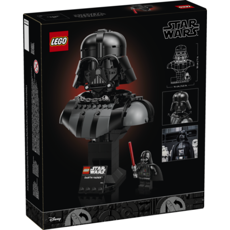 Lego star wars busto de darth vader
