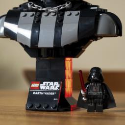 Lego star wars busto de darth vader