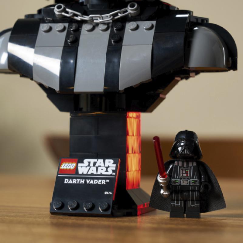 Lego star wars busto de darth vader