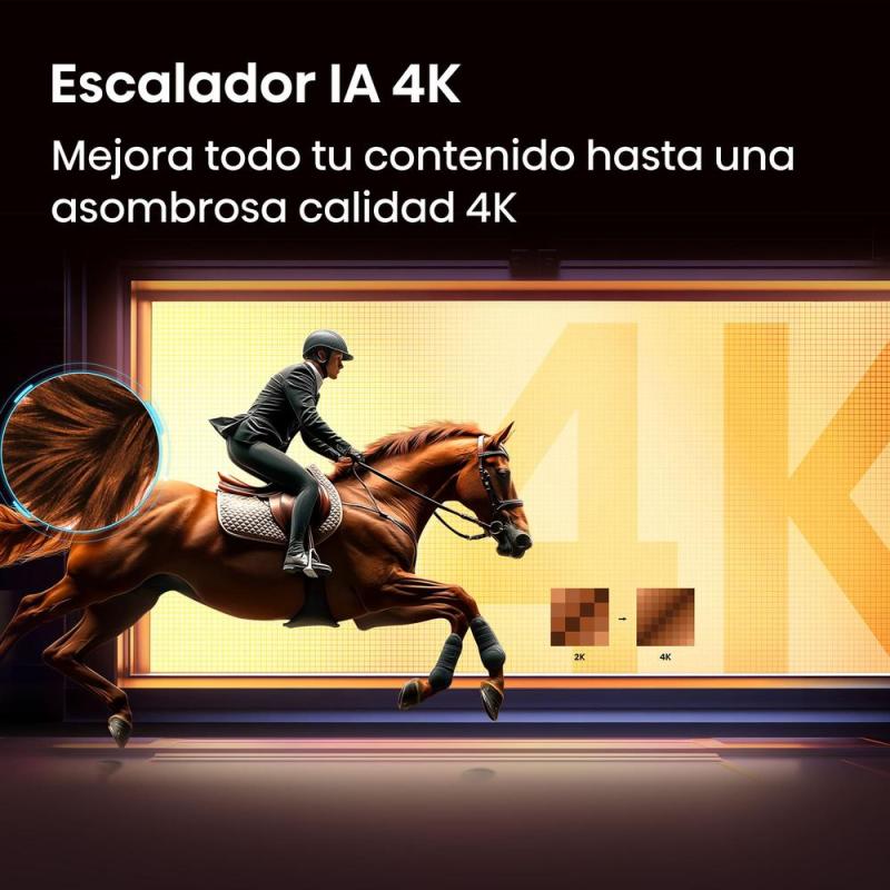 Tv hisense 75 pulgadas qled 4k uhd - 75e7s - smart tv