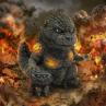 Godzilla minus one enshrined monsters godzilla(2023) shell impact image color ver.