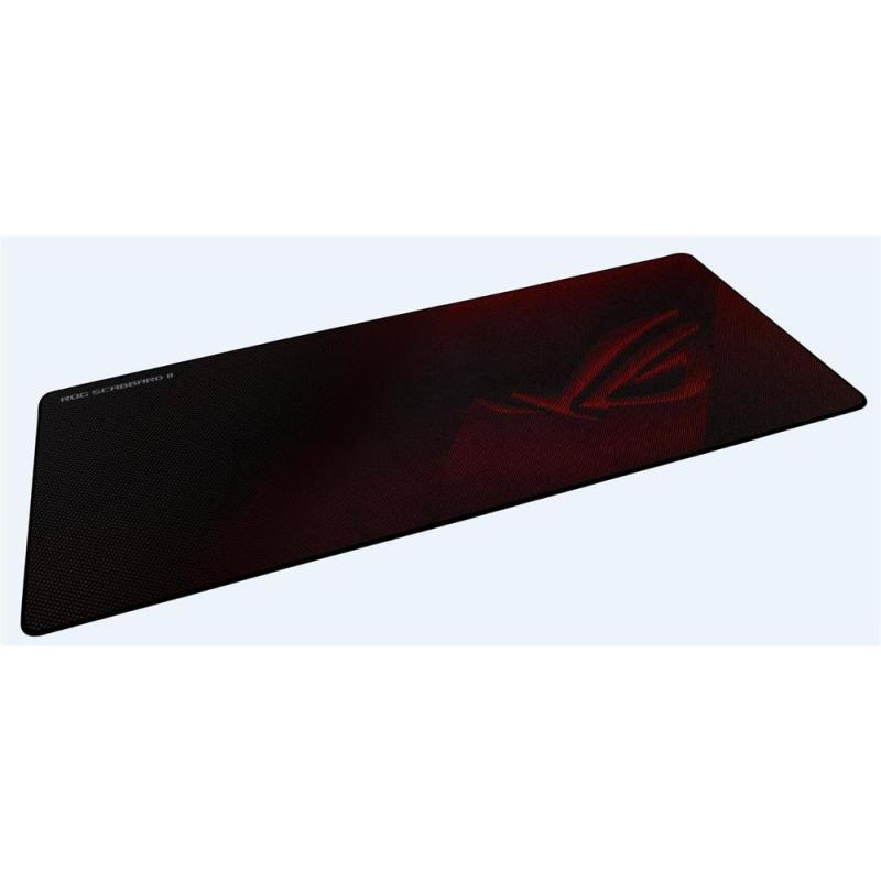 Alfombrilla asus rog scabbard ii antideslizante - repele polvo - aceite - agua - 40x90 cm 90mp0210 - bpua00