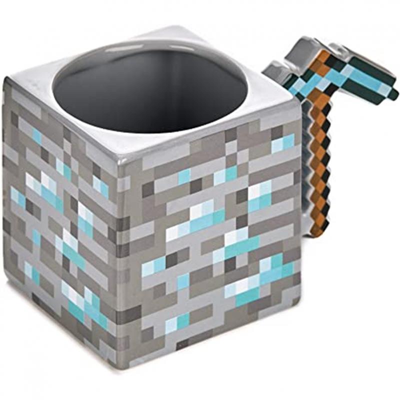 Taza 3d paladone minecraft pico 550ml - Imagen 1