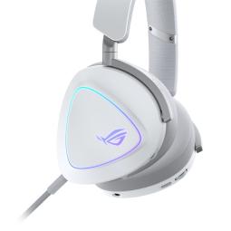 Auriculares gaming asus rog delta ii inalambrico blanco