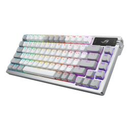 Teclado gaming asus azoth rgb blanco