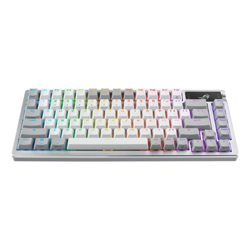 Teclado gaming asus azoth rgb blanco
