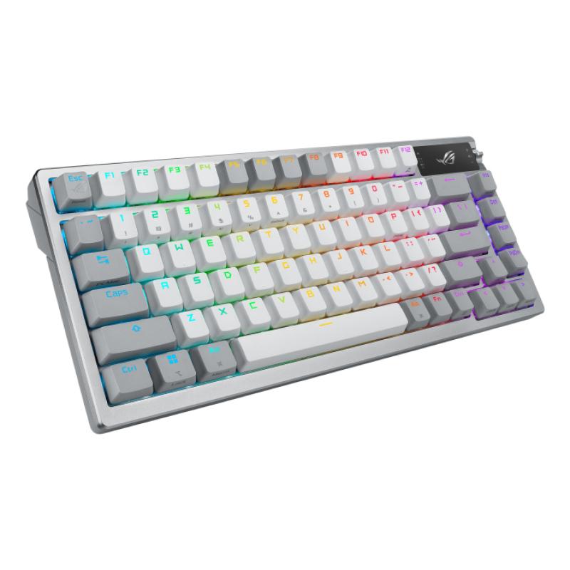Teclado gaming asus azoth rgb blanco