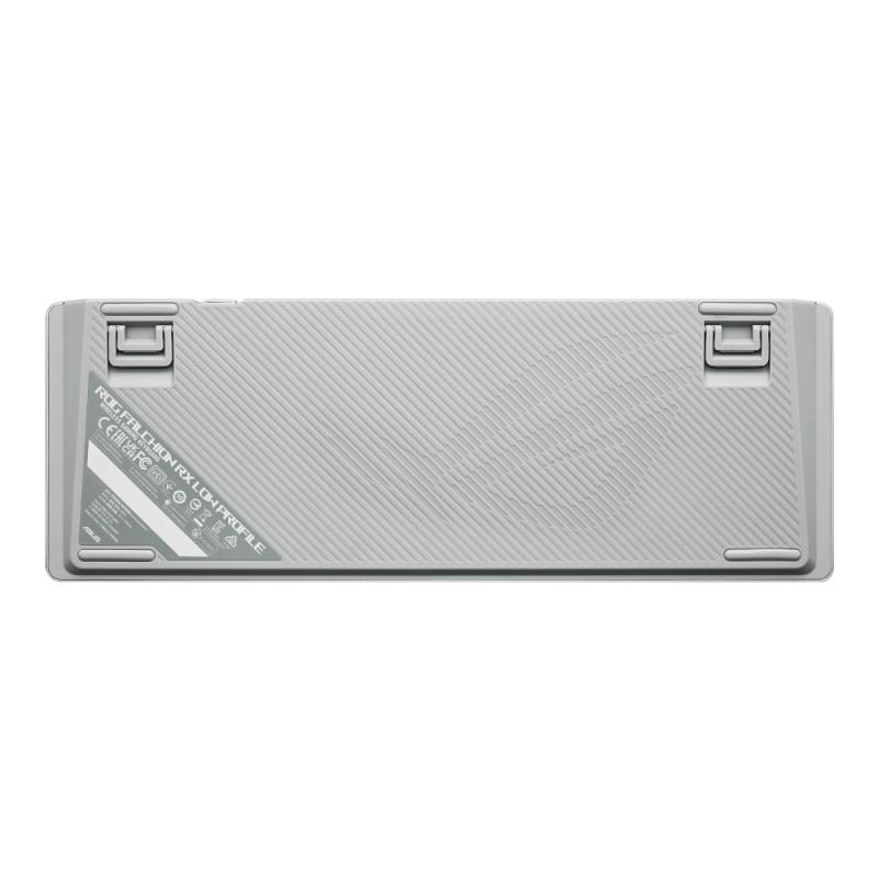 Teclado gaming asus rog falchion rx low profile inalambrico rgb blanco