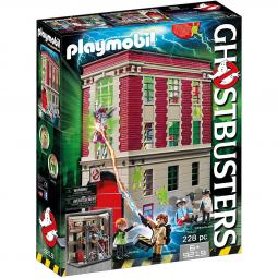 Playmobil cazafantasmas cuartel del parque de bomberos ghostbuster - Imagen 1