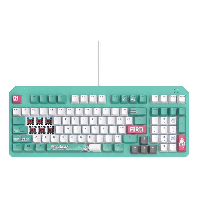 Teclado asus tuf gaming k3 gen ii hatsune miku edition rgb