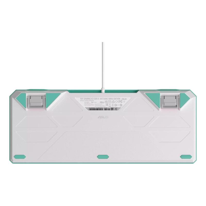 Teclado asus tuf gaming k3 gen ii hatsune miku edition rgb