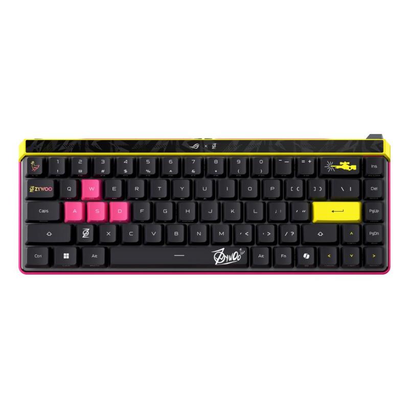 Teclado gaming asus rog falchion ace hfx zywoo edition rgb ingles