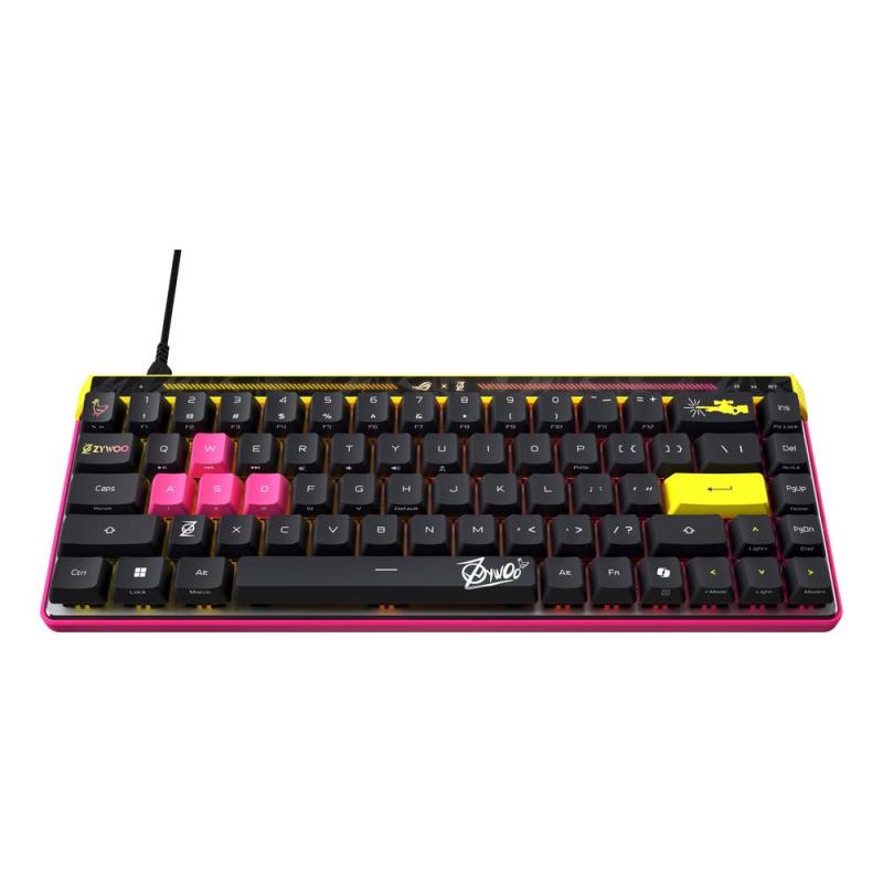 Teclado gaming asus rog falchion ace hfx zywoo edition rgb ingles