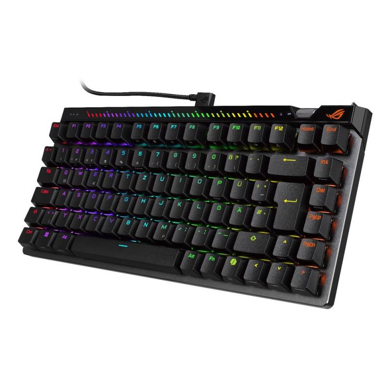 Teclado gaming asus rog falchion ace 75 he rgb negro