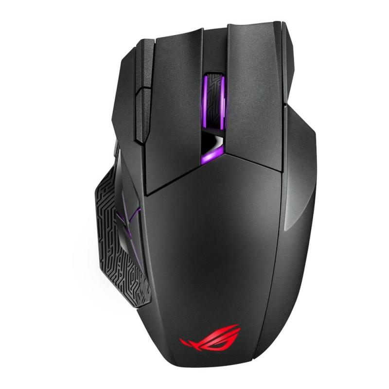 Raton inalambrico gaming asus rog spatha x negro