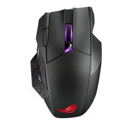 Raton inalambrico gaming asus rog spatha x negro