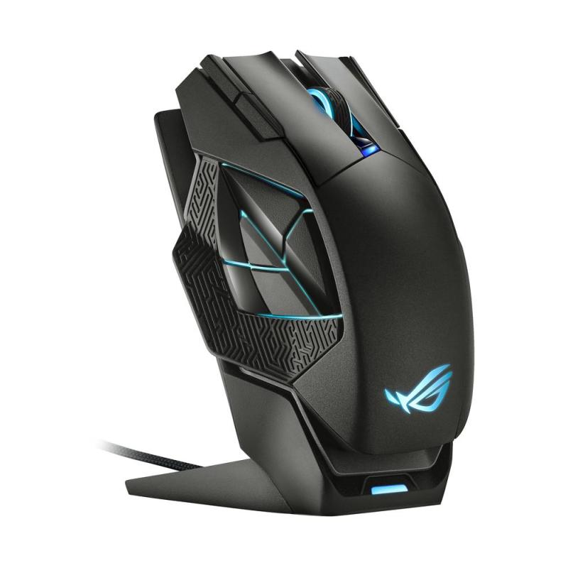 Raton inalambrico gaming asus rog spatha x negro