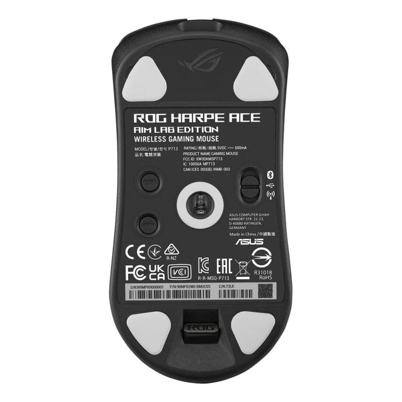 Raton inalambrico gaming asus rog harpe ace aim lab edition negro