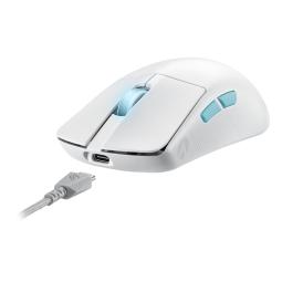 Raton inalambrico gaming asus rog harpe ace aim lab edition blanco