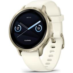 Garmin venu 4 bluetooth gps 41mm amoled blanco resistencia agua 5atm pulsómetro spo2 l