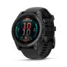 Smartwatch garmin fnix e amoled 1.3 pulgadas gps acero inoxidable 16gb resistente agua negro