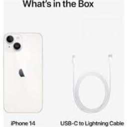 Telefono movil smartphone apple iphone 14 5g - 128gb - 6.1 pulgadas blanco acondicionado