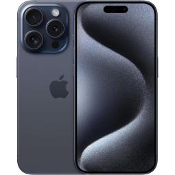 Telefono movil smartphone apple iphone 15 pro 5g - 256gb - 6.1 pulgadas azul acondicionado