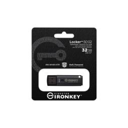 Memoria usb 3.2 kingston 32gb ironkey locker+50 g2