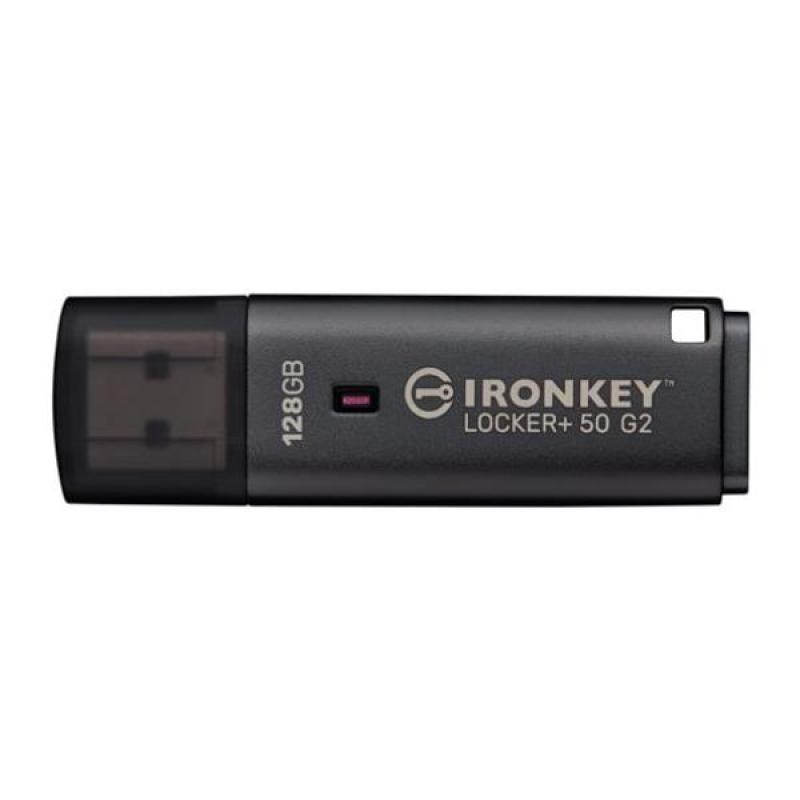 Memoria usb 3.2 kingston 128gb ironkey locker+50 g2