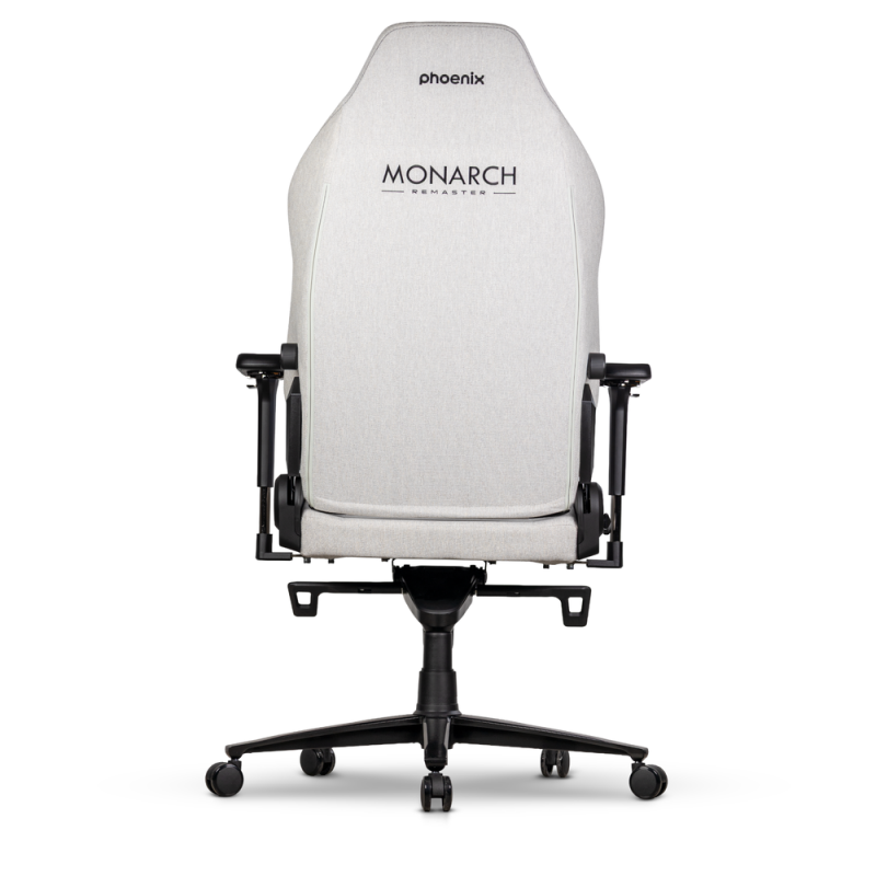 Silla gaming phoenix monarch remaster tela gris y negro talla xl
